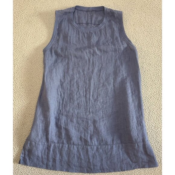 Heartland of Ithaca Linen Dress Oversized Pockets Coastal Boho Lagenlook - Picture 1 of 11